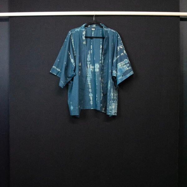 Nami Shibori Short Kimono